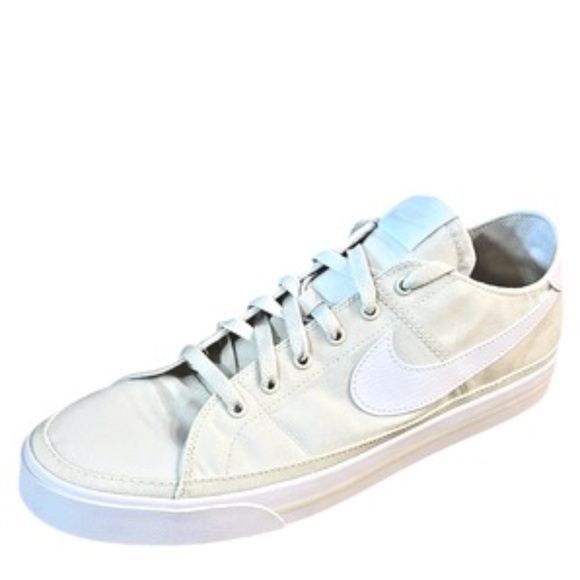 Nike Court Legacy Mens Tan Canvas Shoes Size 11.5 Sneakers - Picture 1 of 9